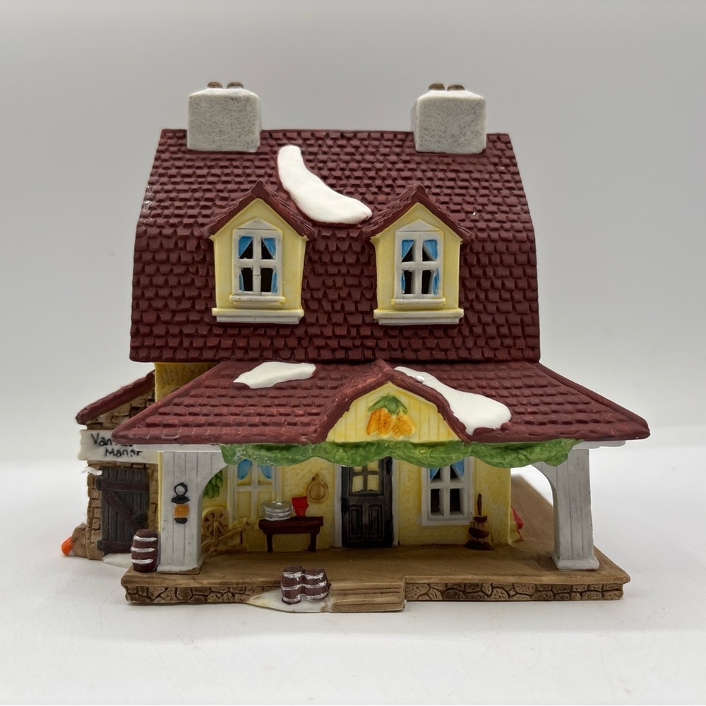 Department 56 1990 Vintage HVC‎ New England Village Van Tassel Manor 5954-4 EUC